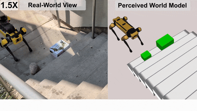 Immovable object detection result